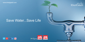 It takes a lot of blue to stay green: Save Water Today!
