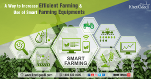 Smart Farming – A Way to Increase Efficient Farming and Use of Smart Farming Equipments