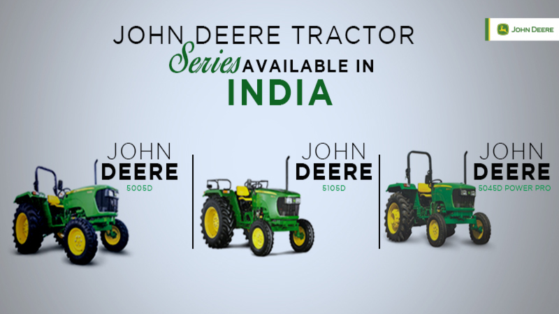 John Deere Tractor Series Available in India