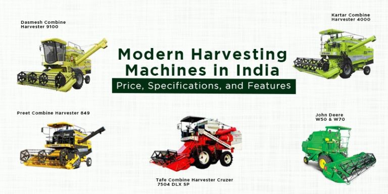 Modern Harvesting Machines in India – Price, Specifications, and Features