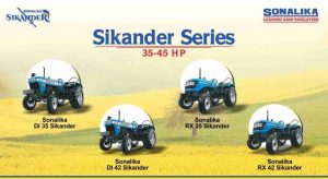 All In Detail About Sonalika Sikander Series Tractors Available In 35 – 45 HP Category