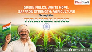 Green Fields, White Hope, Saffron Strength: Agriculture Through the Tiranga Lens 