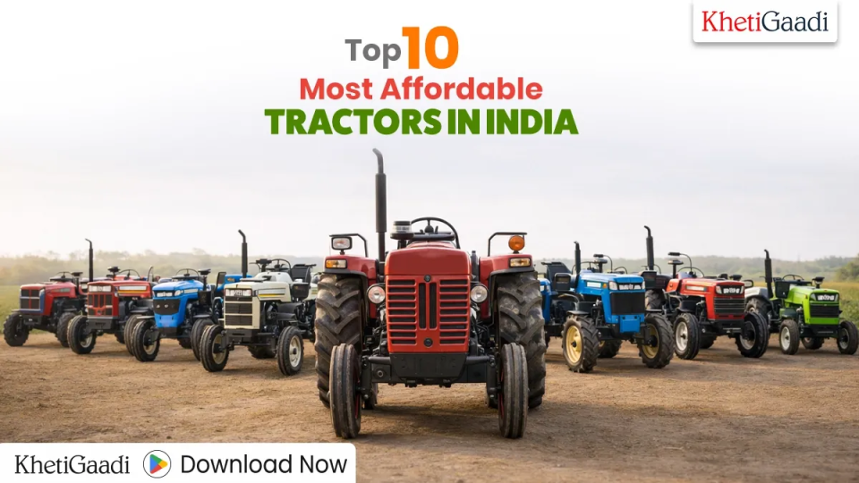 Top 10 Most Affordable Tractors in India (2026 Price List)