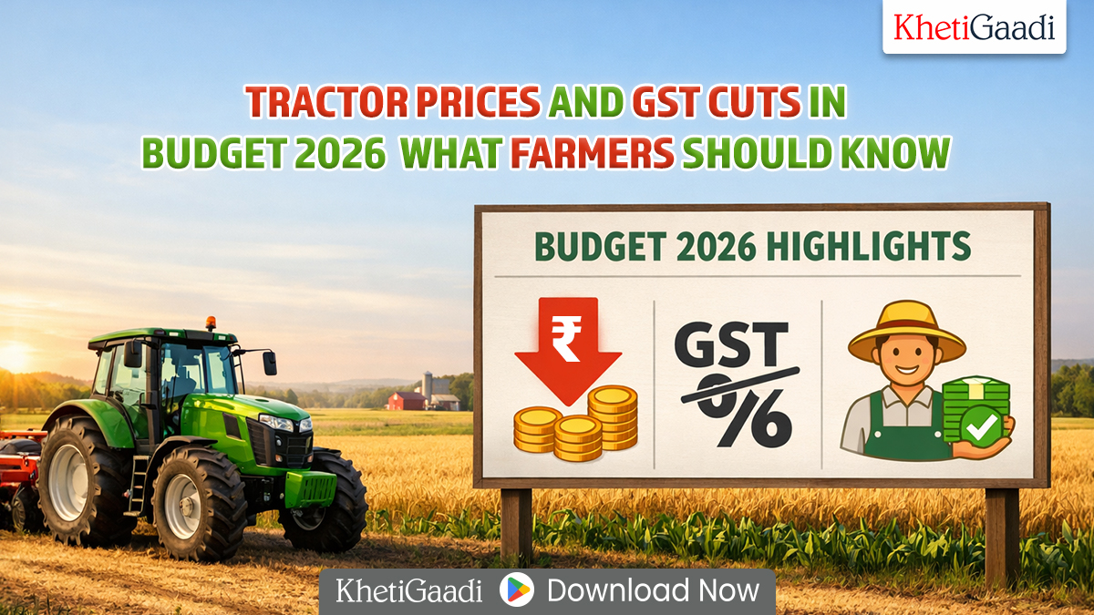 Tractor Prices and GST Cuts in Budget 2026: What Farmers Should Know