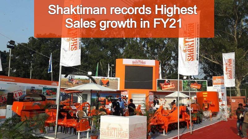 Shaktiman records the Highest Sales growth in FY21 by selling 1.30+ Lakh Machines and became the largest exporter of Farming implements from India