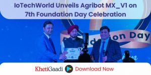 IoTechWorld Unveils Agribot MX_V1 on 7th Foundation Day Celebration