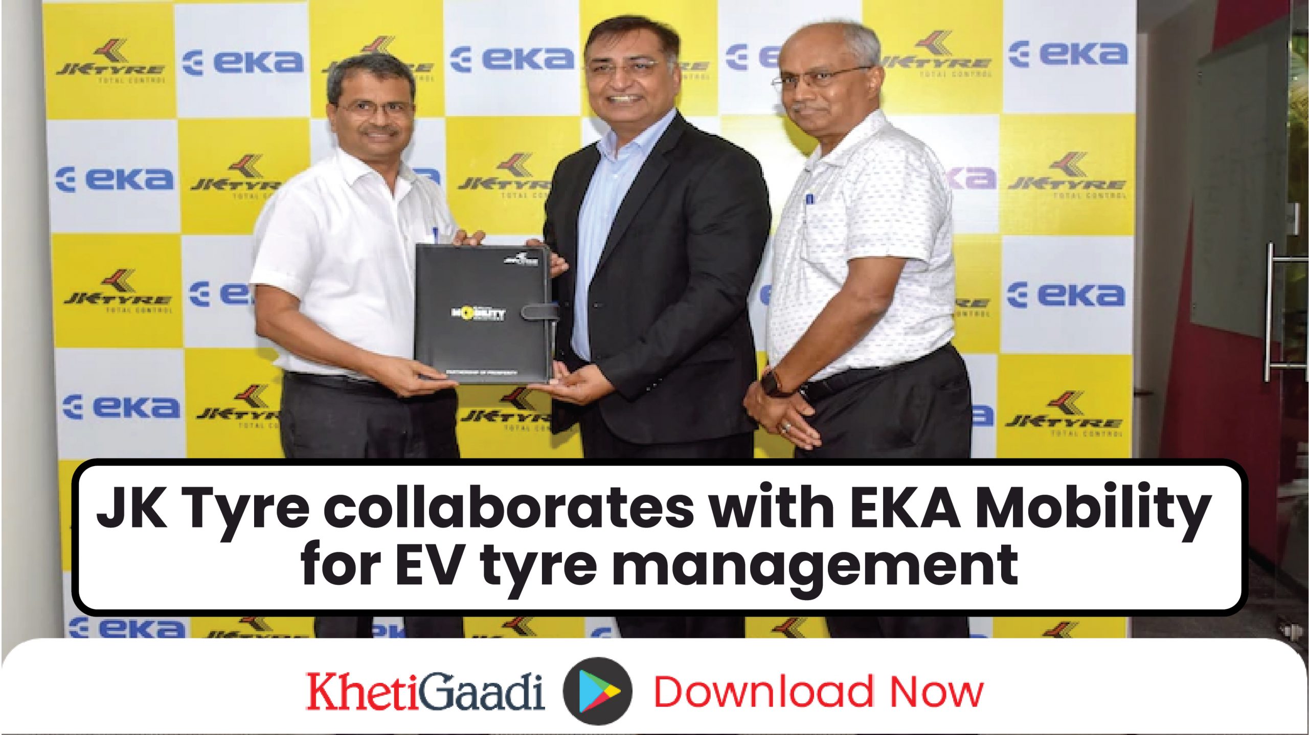 JK Tyre collaborates with EKA Mobility for EV tire management