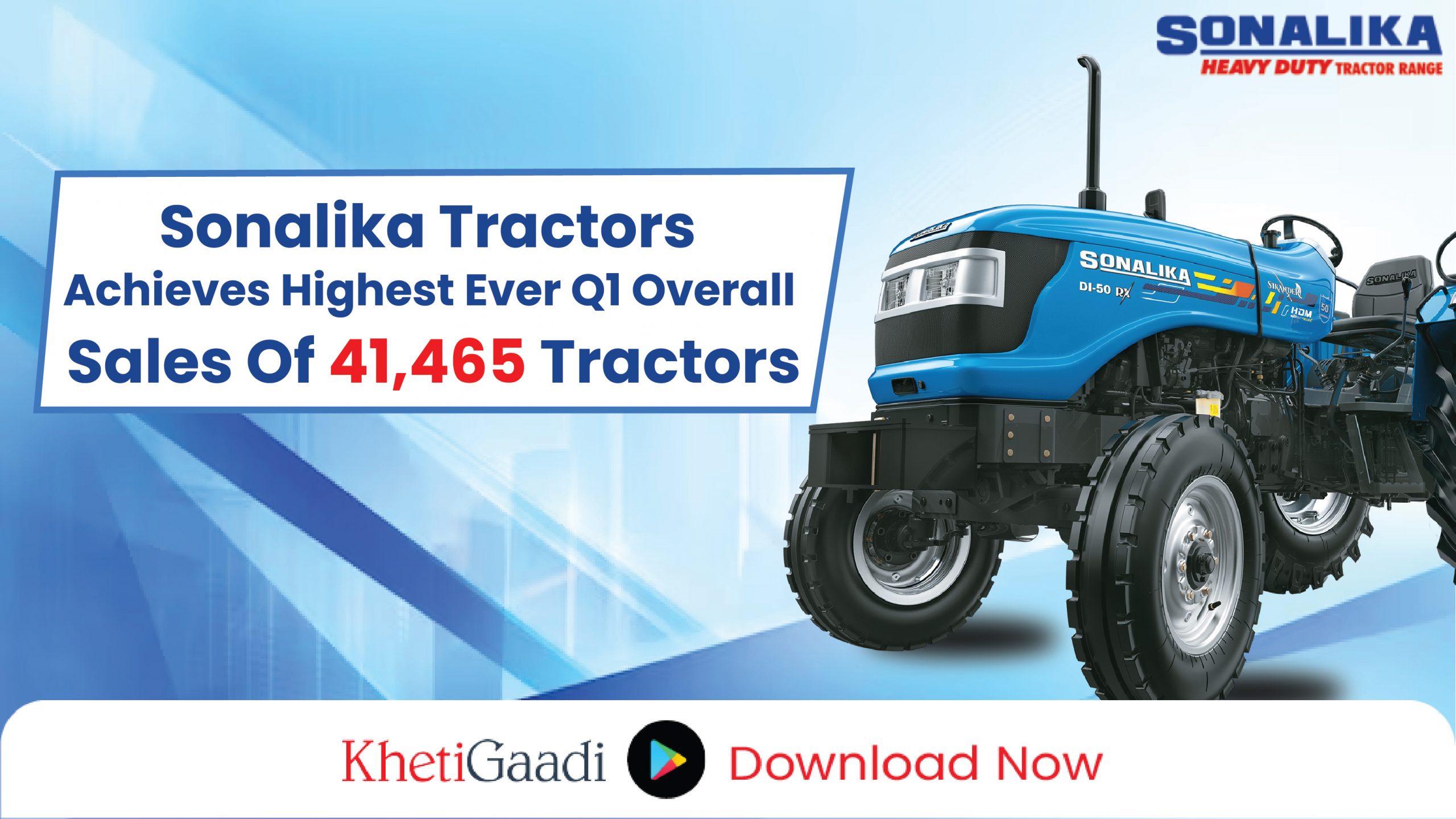 Sonalika Tractors Achieves Impressive Growth in Q1 FY 2025