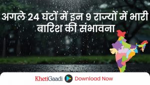 मौसम अलर्ट : अगले 24 घंटों में इन 9 राज्यों में भारी बारिश की संभावना