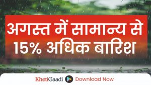 अगस्त में सामान्य से 15% अधिक बारिश: जानिए कौन से राज्य में हुई सबसे ज्यादा वर्षा