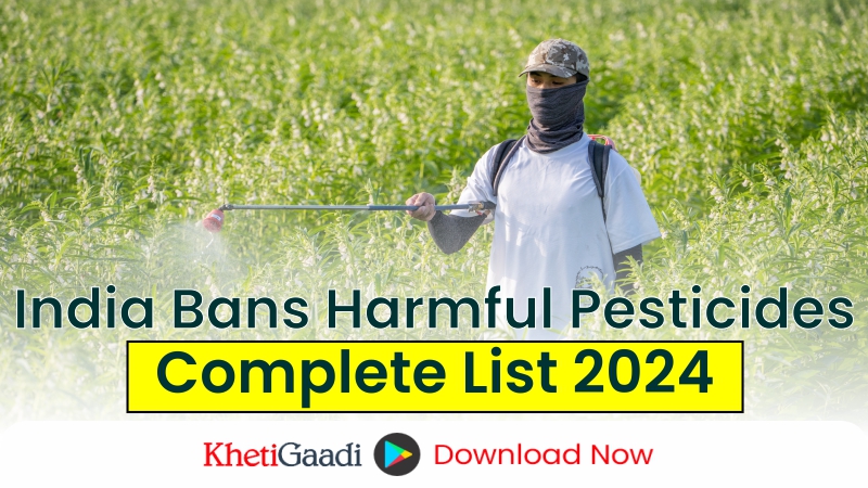 Govt. Issues an Important Update on Pesticides Banned in India 