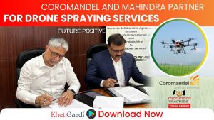 Drone Spraying Services Expand Across India with Coromandel-Mahindra JV