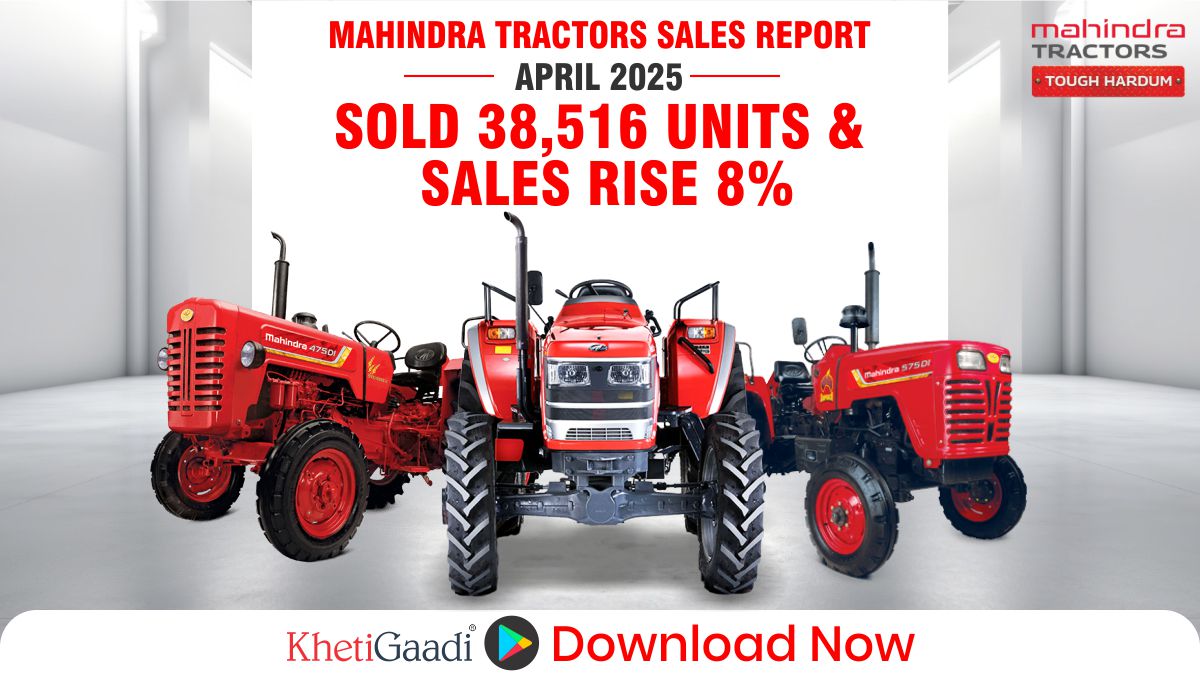 Mahindra Reports 8% Growth in Domestic Tractor Sales—April 2025