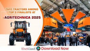 TAFE Tractors EV among the Top 5 finalists in the “Tractor of the Year (TOTY)” Sustainable Category at Agritechnica 2025 in Germany