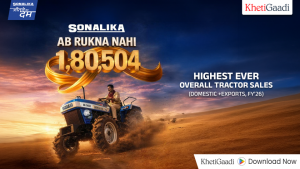 Sonalika Sets New Record with Highest-Ever Tractor Sales in FY26
