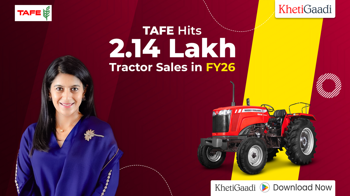 TAFE Crosses 214,000 Tractor Sales in FY26, Faster Than Domestic Industry Growth i FY2026