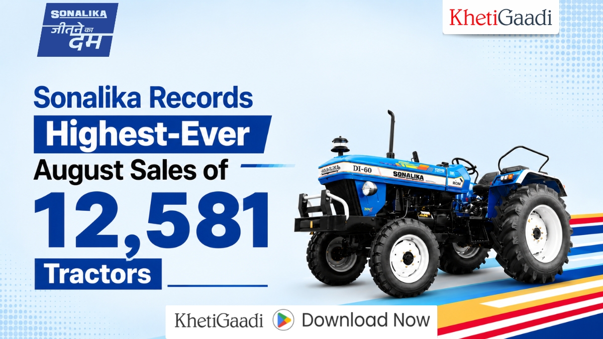 Sonalika Records Highest-Ever August Sales of 12,581 Tractors